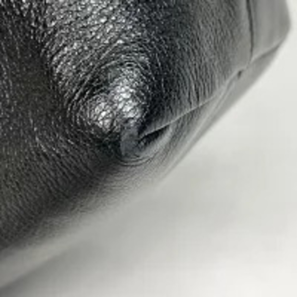 Prada Glace Calfskin Embossed Logo Tote black smooth leather Black - Picture 3 of 7